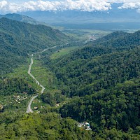 Papua New Guinea Valley Aerial View - K92 Mining